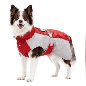 BECROWM Dog Coat Dog Winter Coat Fleece Lined,Water-Resistant. Size: Small